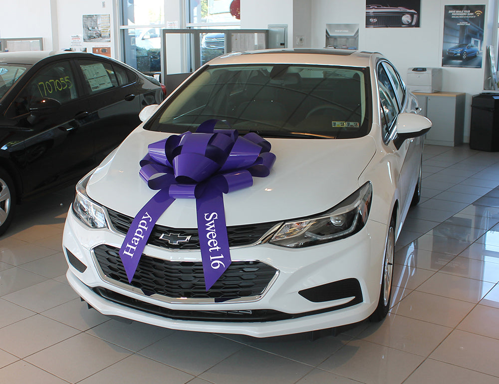 30 Inch "Happy Sweet 16" Car Bow