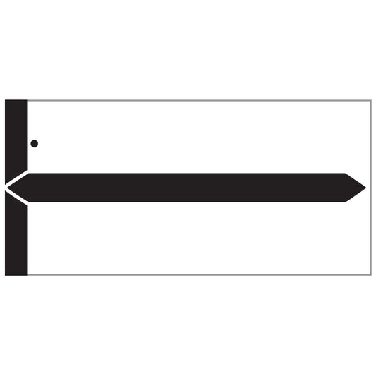 Black GBS Name Labels 1-1/2" x 3-1/8"- Pack of 500