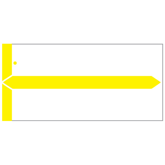 Yellow GBS Name Labels 1-1/2" x 3-1/8"- Pack of 1000