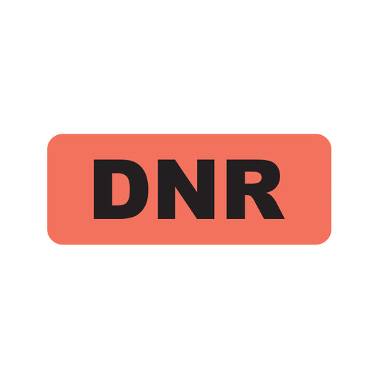 A1014 DNR- Fluorescent Red 2-1/4" X 7/8" (Roll of 420)