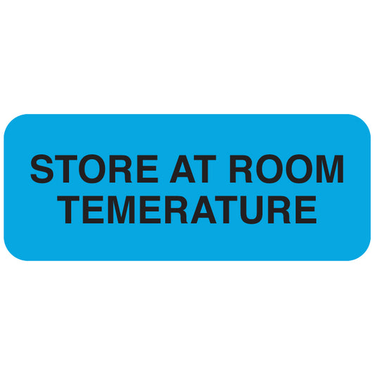A1059 STORE AT ROOM TEMPERATURE- Fluorescent Blue, 1-7/8" X 3/4"(Roll of 250)