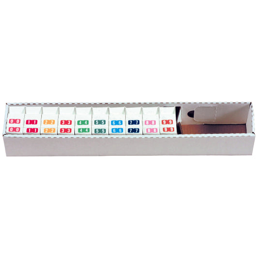 Complete Set Tab 1277 0-9 - Includes Organizing Tray