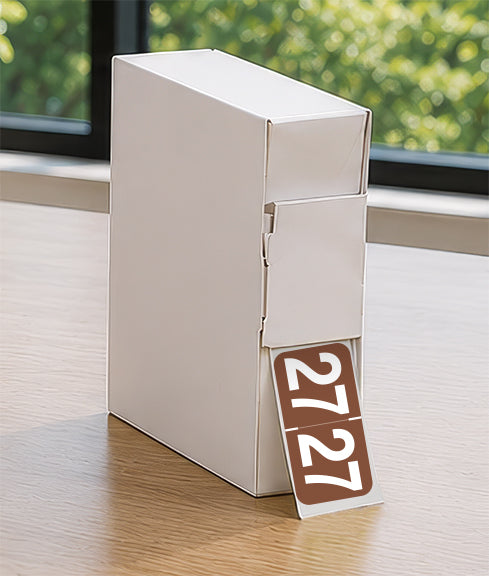 Ames Year 27 Labels, 3/4" X 1-1/2" Laminated- Roll of 500