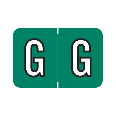 Barkley ACPM "G" Labels 1" X 1-1/2" Laminated- Roll of 500