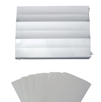 Full Tab Label Protectors 2" x 8"- Pack of 100