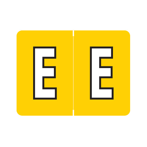 Data File AL8720 Alpha "E" Labels, Laminated Stock, 15/16" X 1-1/4" - Roll of 500