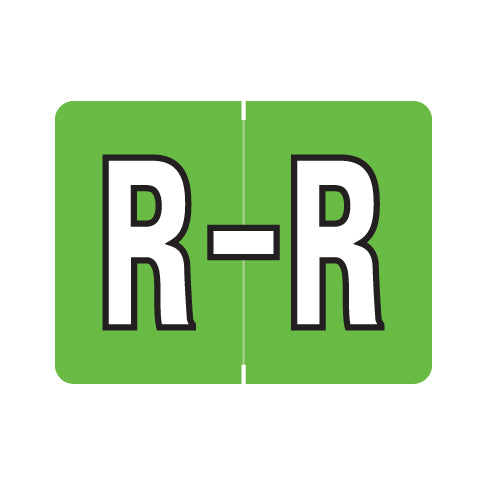 Data File AL8720 Alpha "R" Labels, Laminated Stock, 15/16" X 1-1/4" - Roll of 500