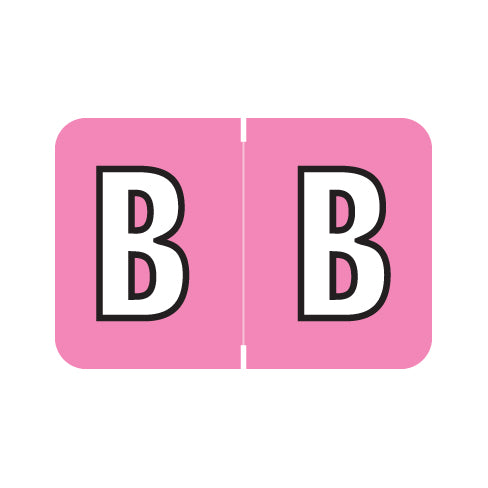 Amerifile Colorbrite "B" Labels 1" X 1-1/2" Laminated- Roll of 500