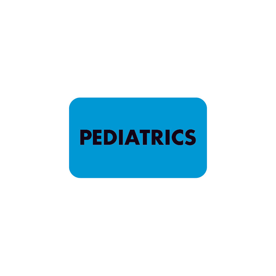 ARD1001 PEDIATRICS- Lt. Blue 1-1/2" X 7/8" (Roll of 250)