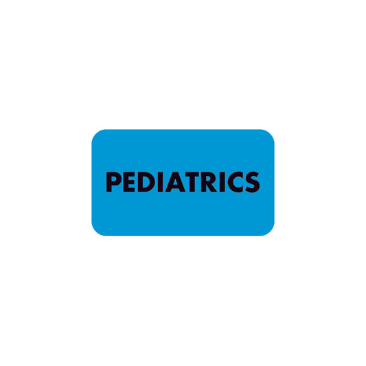 ARD1001 PEDIATRICS- Lt. Blue 1-1/2" X 7/8" (Roll of 250)
