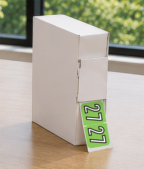 Barkley Year 27 Labels, 3/4" X 1-1/2" Laminated- Roll of 500