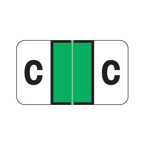 Control-O-Fax 2300 "C" Labels 15/16" X 1-5/8" Laminated- Pack of 225