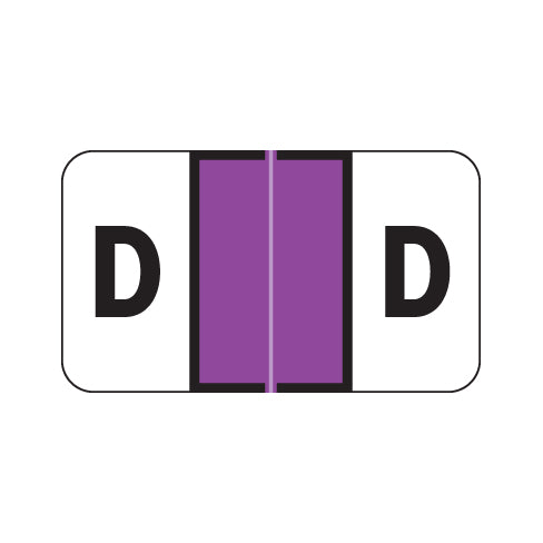 Control-O-Fax 2300 "D" Labels 15/16" X 1-5/8" Laminated- Pack of 225