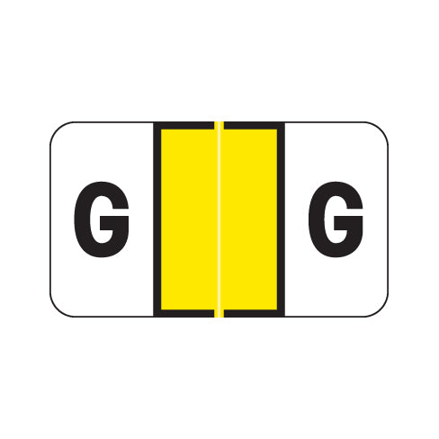 Control-O-Fax 2300 "G" Labels 15/16" X 1-5/8" Laminated- Pack of 225