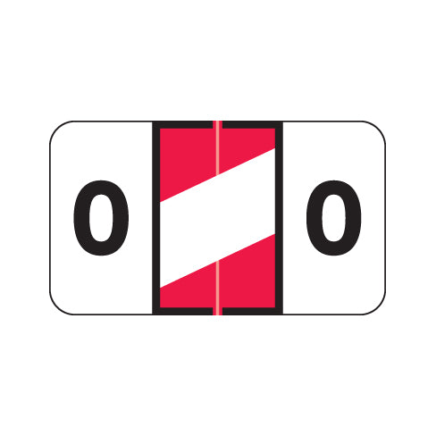 Control-O-Fax 2300 "O" Labels 15/16" X 1-5/8" Laminated- Pack of 225