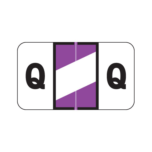 Control-O-Fax 2300 "Q" Labels 15/16" X 1-5/8" Laminated- Pack of 225