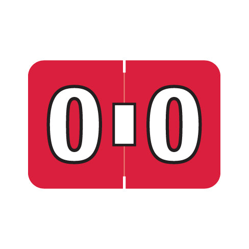 Medical Arts Press - Colwell Alpha "O" Labels 1" X 1-1/2" Laminated- Pack of 126