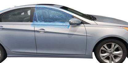 Self-Adhesive Collision Wrap - 2.5 Mil Blue Tinted High Tack (36 in. x 200 ft. Roll)