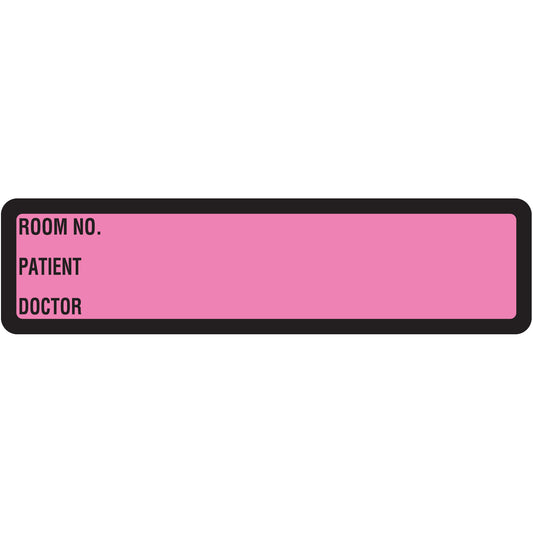 Rose Printed Ring Binder Labels 1-3/8" x 5-3/8"- Roll of 200