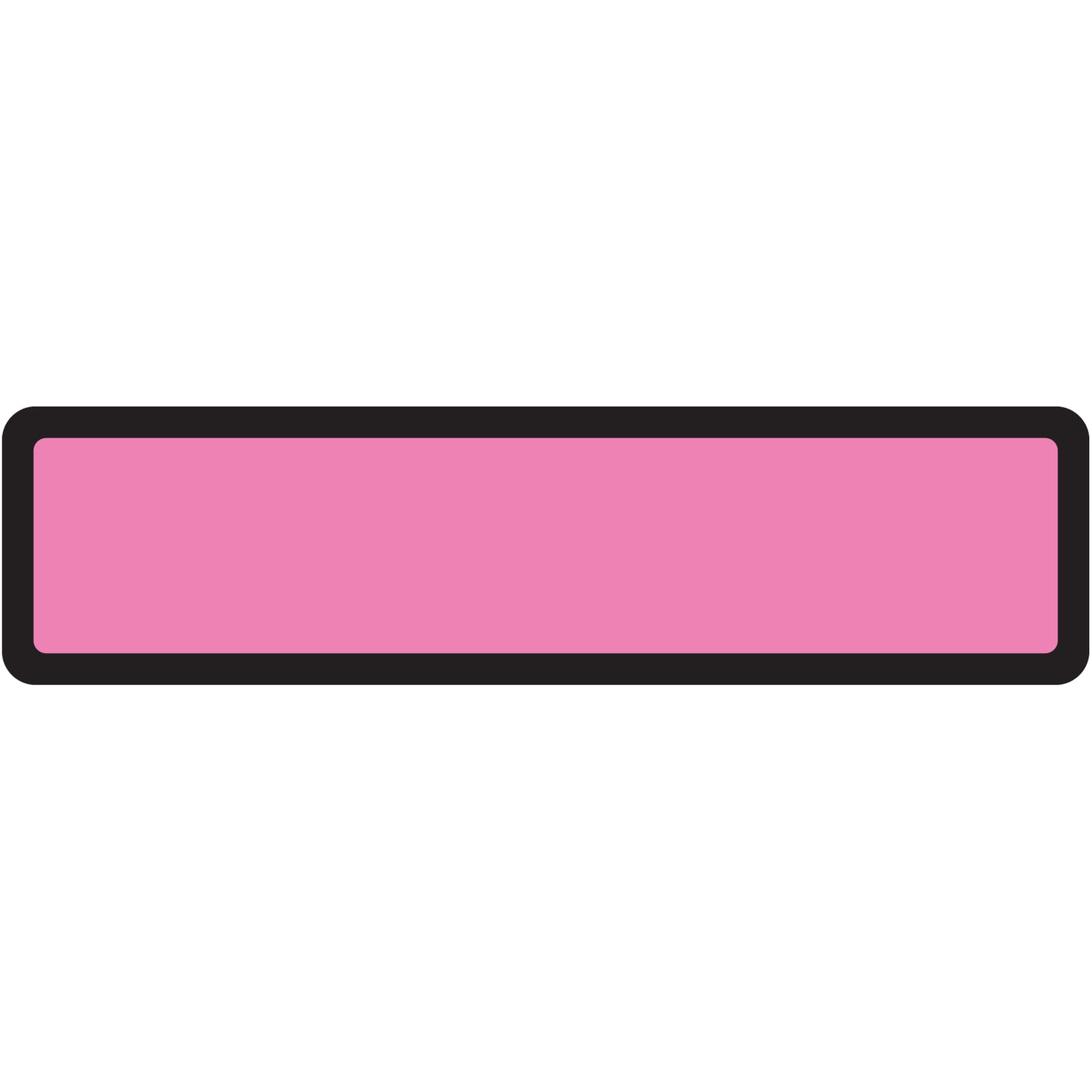 Rose Blank Ring Binder Labels 1-3/8" x 5-3/8"- Roll of 200