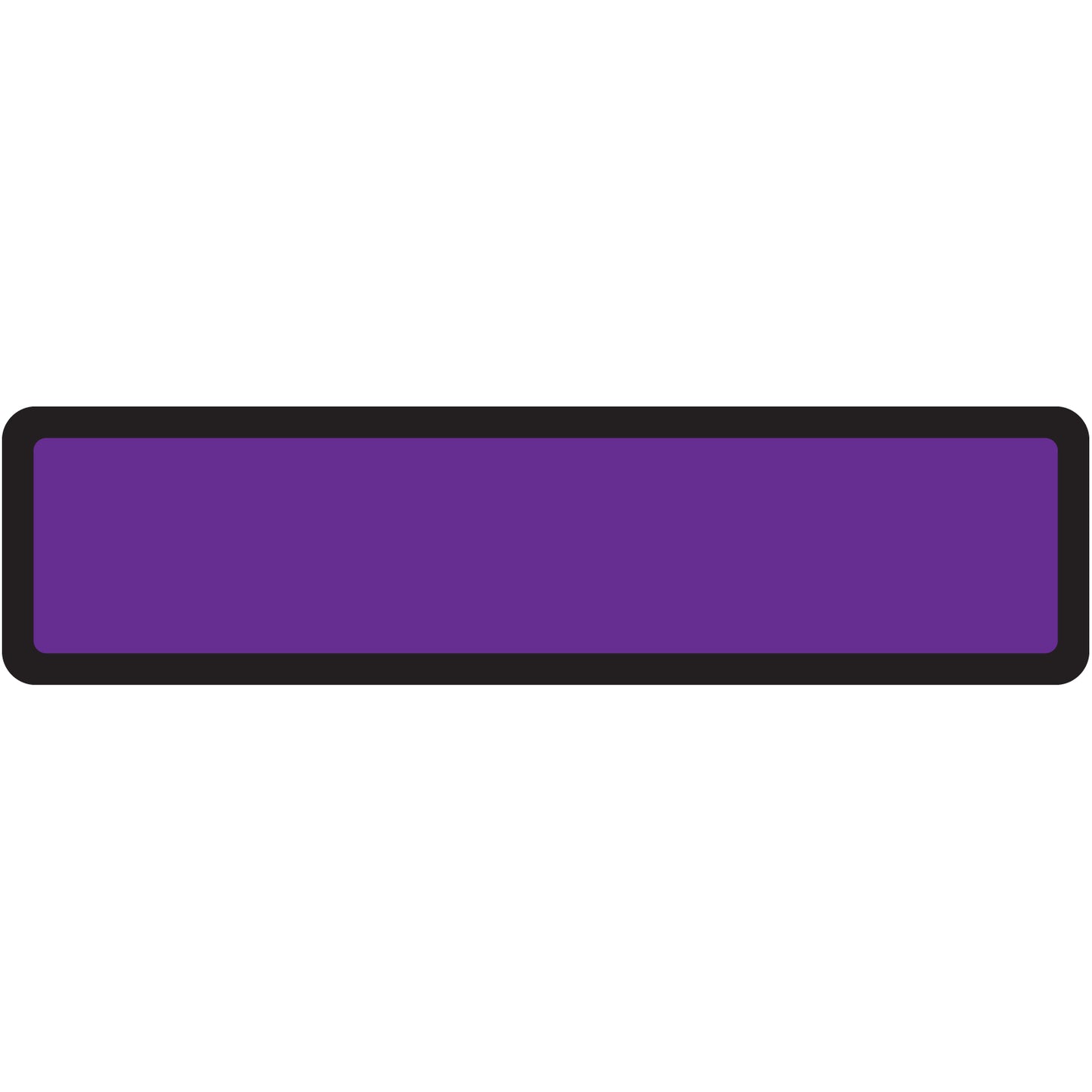 Purple Blank Ring Binder Labels 1-3/8" x 5-3/8"- Roll of 200