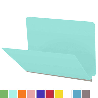 18 Pt. Classification Folders, Full Cut End Tab, Letter Size, (Box of 25)