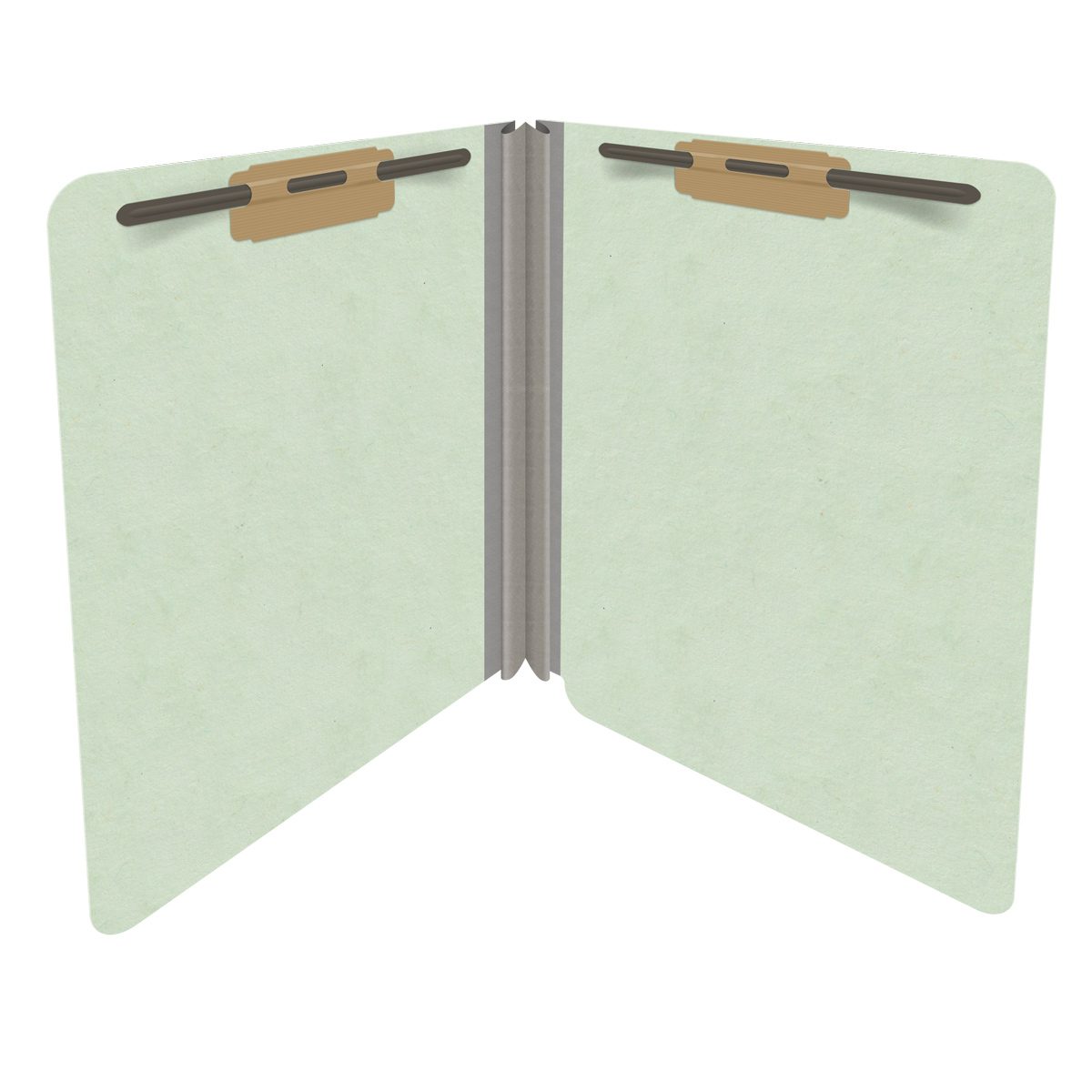 25 Pt Pressboard Folders, Full Cut End Tab, Letter Size, 2" Exp., Fastener Pos 1 & 3 (Box of 25)