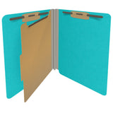 18 Pt. Classification Folders, Full Cut End Tab, Letter Size, 1 Divider (Box of 10)