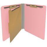 18 Pt. Classification Folders, Full Cut End Tab, Letter Size, 1 Divider (Box of 10)