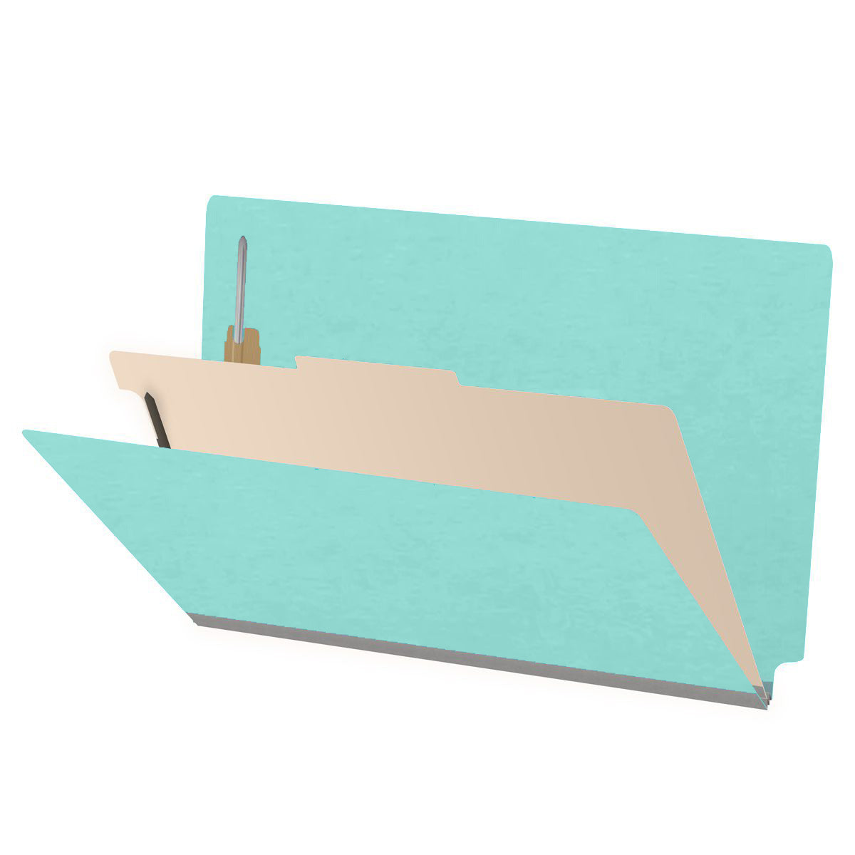 18 Pt. Classification Folders, Full Cut End Tab, Legal Size, 1 Divider (Box of 10)