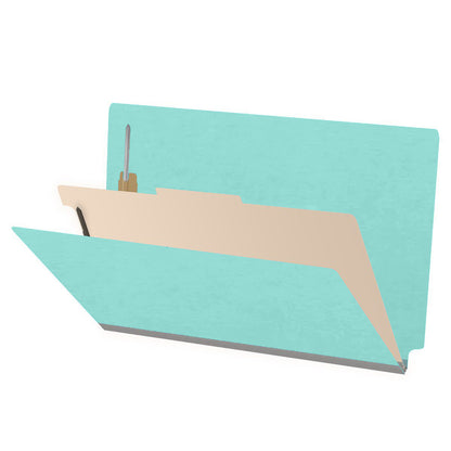 18 Pt. Classification Folders, Full Cut End Tab, Legal Size, 1 Divider (Box of 10)