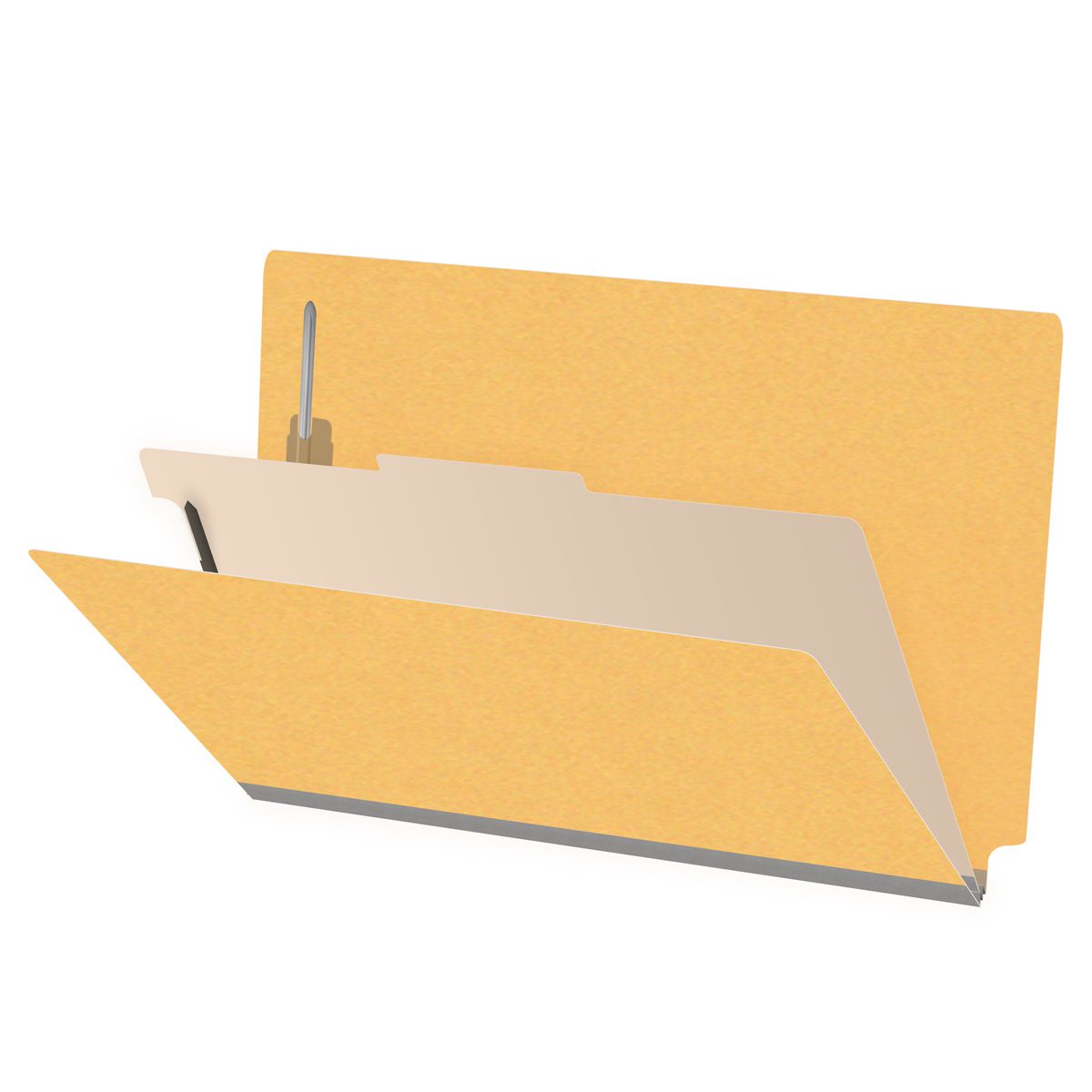 18 Pt. Classification Folders, Full Cut End Tab, Legal Size, 1 Divider (Box of 10)