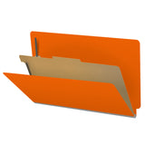 25 Pt. Pressboard Classification Folders, Full Cut End Tab, Legal Size, 1 Divider (Box of 10)