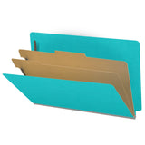 18 Pt. Classification Folders, Full Cut End Tab, Legal Size, 2 Dividers (Box of 10)