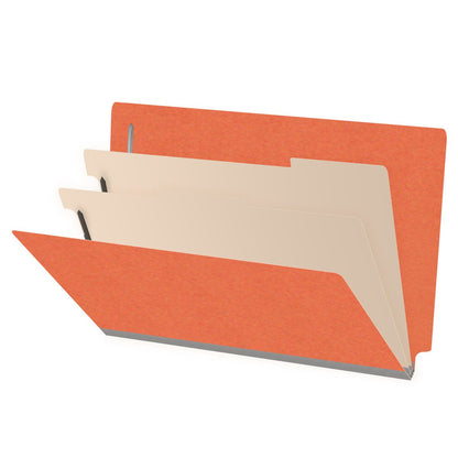 18 Pt. Classification Folders, Full Cut End Tab, Legal Size, 2 Dividers (Box of 10)