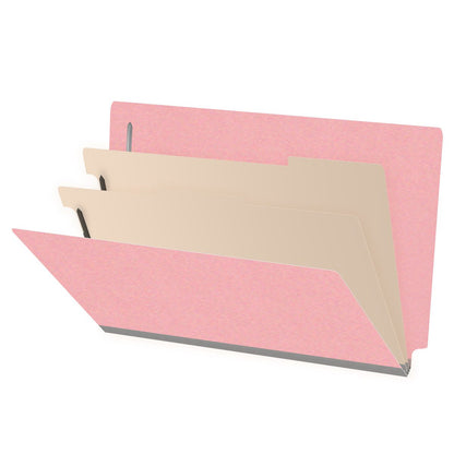 18 Pt. Classification Folders, Full Cut End Tab, Legal Size, 2 Dividers (Box of 10)