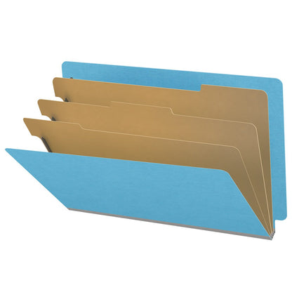 18 Pt. Classification Folders, Full Cut End Tab, Legal Size, 3 Dividers (Box of 10)