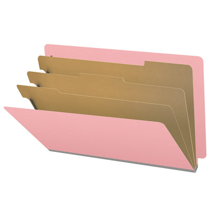 18 Pt. Classification Folders, Full Cut End Tab, Legal Size, 3 Dividers (Box of 10)