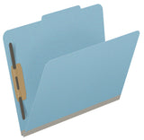 25 Pt. Pressboard Classification Folders, 2/5 Cut ROC Top Tab, Letter Size, Fastener Pos. 1 & 3, 2" Exp. (Box of 25)