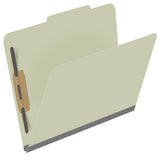 25 Pt. Pressboard Classification Folders, 2/5 Cut ROC Top Tab, Letter Size, Fastener Pos. 1 & 3, 2" Exp. (Box of 25)