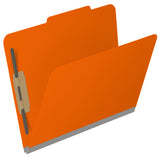 25 Pt. Pressboard Classification Folders, 2/5 Cut ROC Top Tab, Letter Size, Fastener Pos. 1 & 3, 2" Exp. (Box of 25)