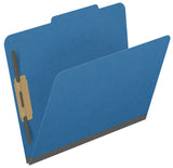 25 Pt. Pressboard Classification Folders, 2/5 Cut ROC Top Tab, Letter Size, Fastener Pos. 1 & 3, 2" Exp. (Box of 25)