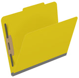 25 Pt. Pressboard Classification Folders, 2/5 Cut ROC Top Tab, Letter Size, Fastener Pos. 1 & 3, 2" Exp. (Box of 25)