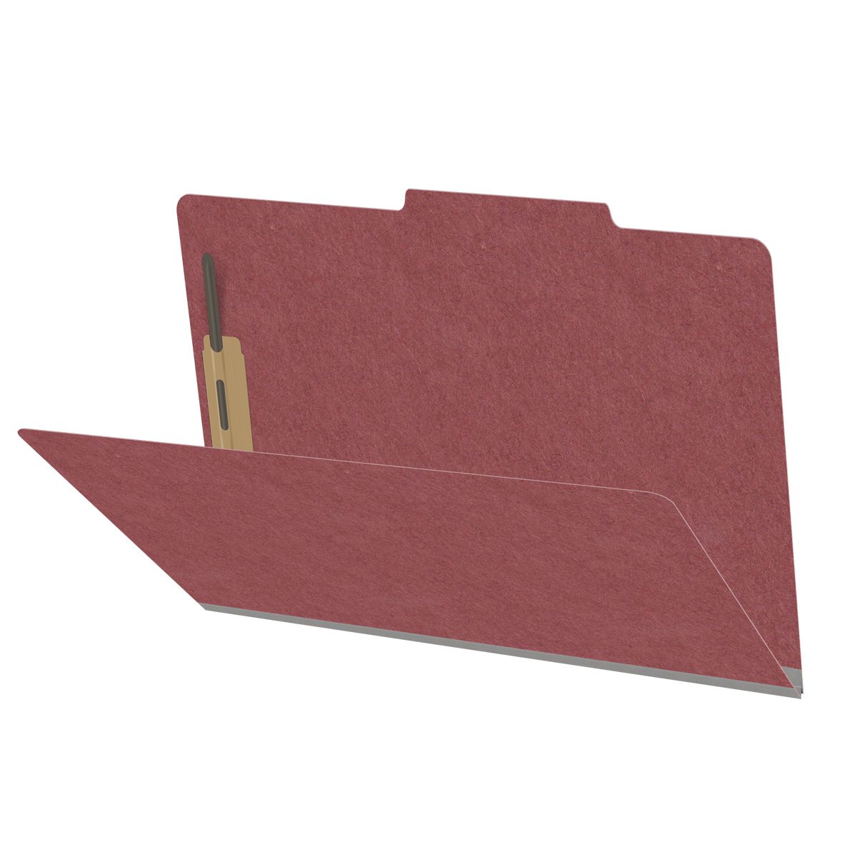 25 Pt. Pressboard Folders, 2/5 Cut ROC Top Tab, Legal Size, Fasteners 1 & 3 (Box of 25)