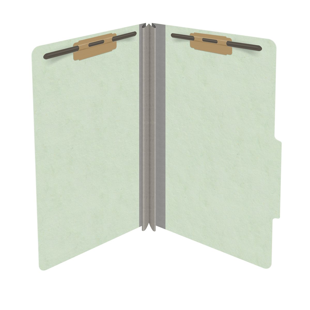 25 Pt. Pressboard Folders, 2/5 Cut ROC Top Tab, Legal Size, Fasteners 1 & 3 (Box of 25)