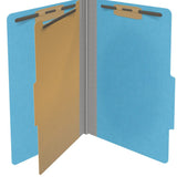 18 Pt. Classification Folders, 2/5 Cut ROC Top Tab, Legal Size, 1 Divider (Box of 10)