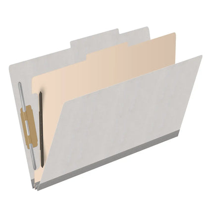 18 Pt. Classification Folders, 2/5 Cut ROC Top Tab, Legal Size, 1 Divider (Box of 10)