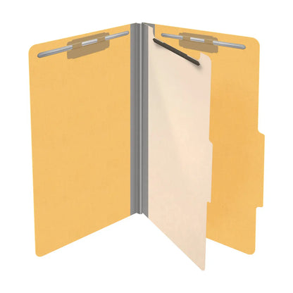 18 Pt. Classification Folders, 2/5 Cut ROC Top Tab, Legal Size, 1 Divider (Box of 10)
