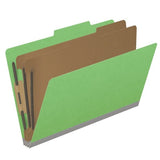 18 Pt. Classification Folders, 2/5 Cut ROC Top Tab, Legal Size, 2 Dividers (Box of 10)