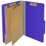 18 Pt. Classification Folders, 2/5 Cut ROC Top Tab, Legal Size, 2 Dividers (Box of 10)